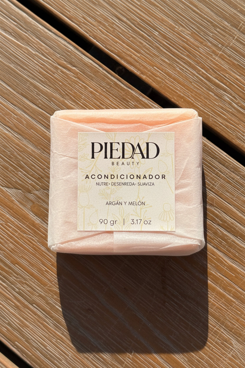 Acondicionador Sólido de Argán y Melón | Nutrición Intensa y Suavidad Natural