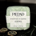 Shampoo Sólido de Bergamota, Romero y Cola de Caballo | Crecimiento, Fuerza y Anticaída